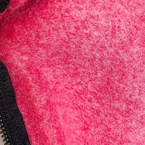 Modcloth Next Level Love My Ugly Christmas Sweater Zip Hoodie Sweatahirt Red L - Picture 12 of 12